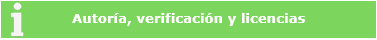 Autoría, verificación y licencias